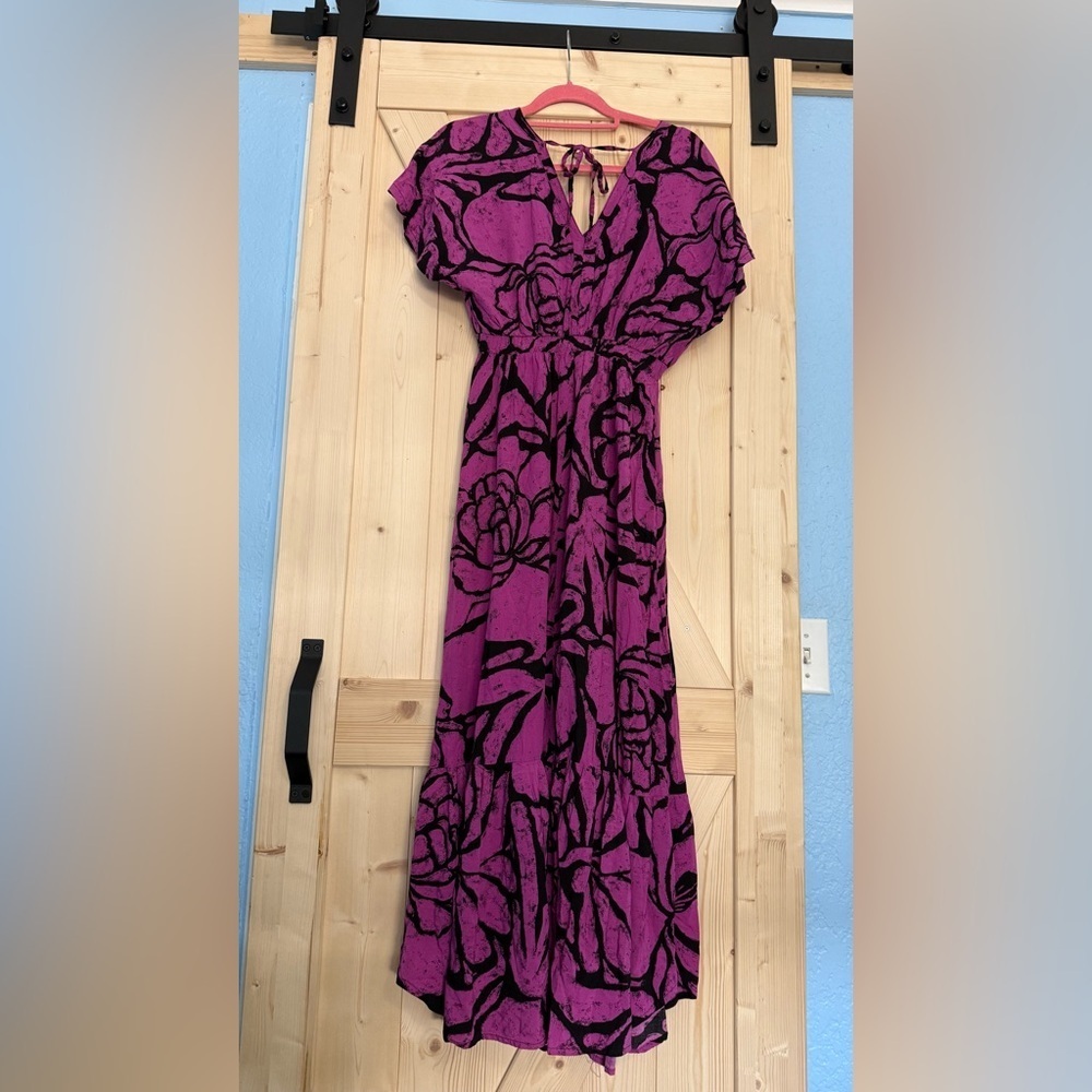 TopMark Pink and Black Patterned dresses - Picture 5 of 9